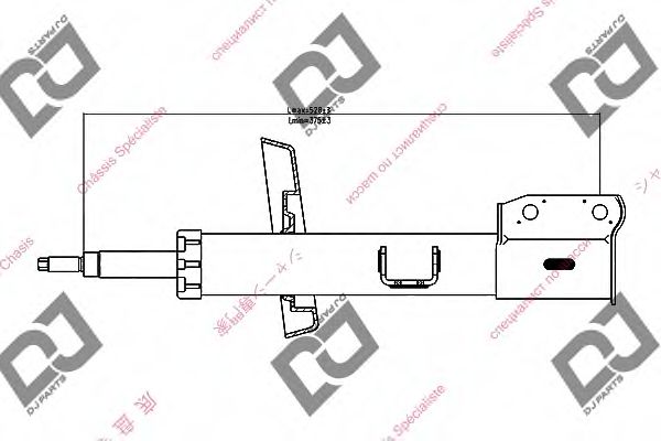 Амортизатор DJ PARTS DS1403GS