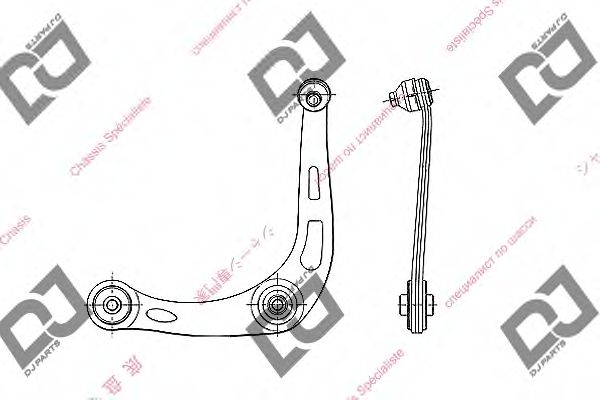 Рычаг независимой подвески колеса, подвеска колеса DJ PARTS DA1185