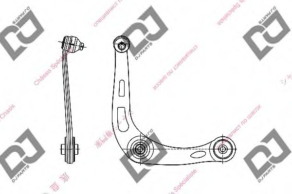 Рычаг независимой подвески колеса, подвеска колеса DJ PARTS DA1186