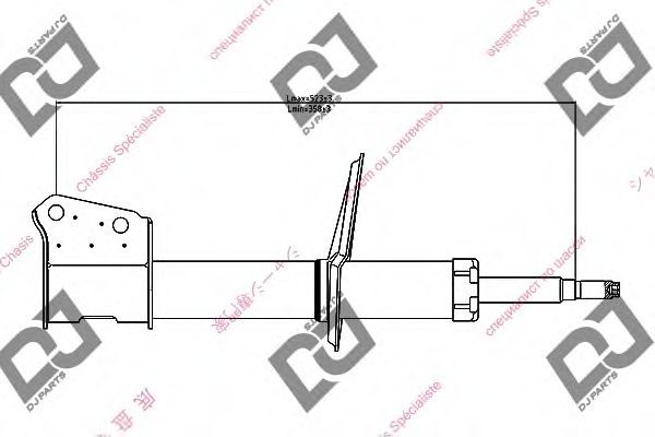 Амортизатор DJ PARTS DS1406GS