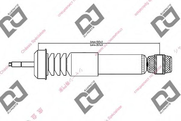 Амортизатор DJ PARTS DS1411GT