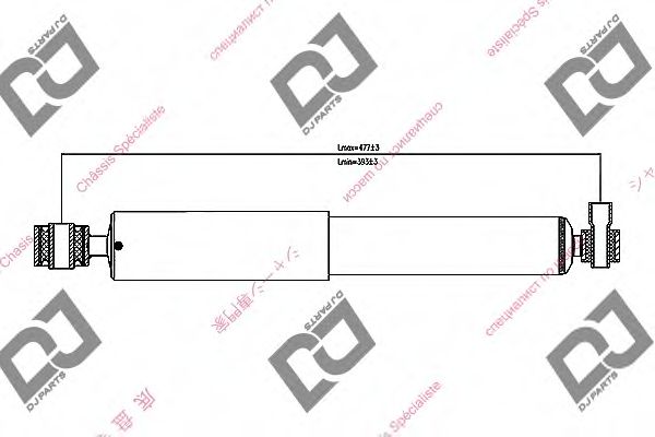 Амортизатор DJ PARTS DS1415GT