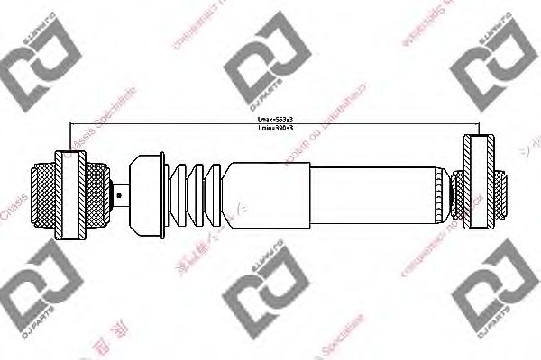 Амортизатор DJ PARTS DS1417GT