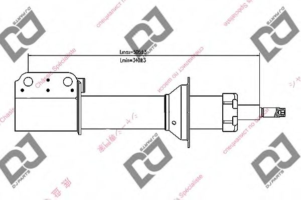 Амортизатор DJ PARTS DS1418GS