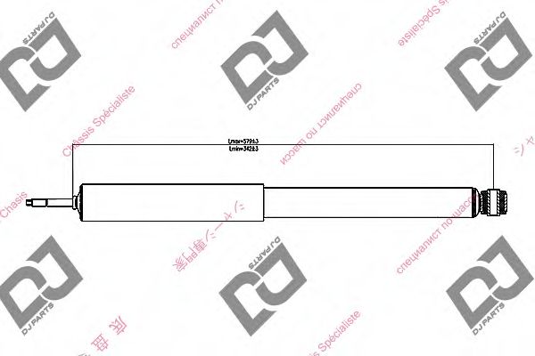 Амортизатор DJ PARTS DS1422GT