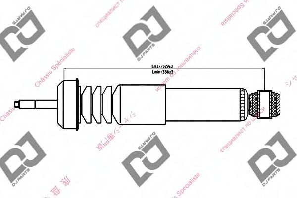 Амортизатор DJ PARTS DS1425GT