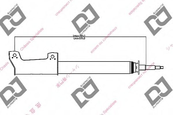Амортизатор DJ PARTS DS1430GS
