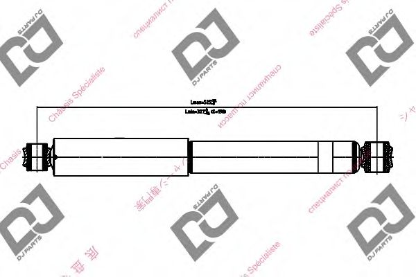 Амортизатор DJ PARTS DS1677HT