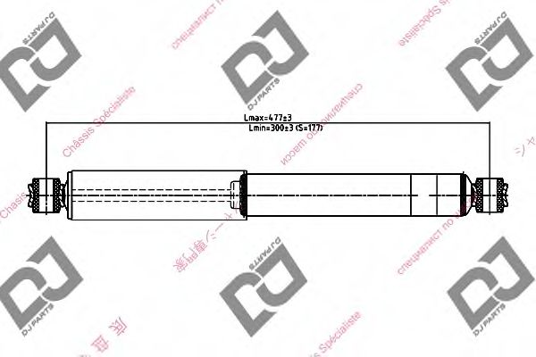 Амортизатор DJ PARTS DS9001HT