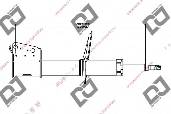 Амортизатор DJ PARTS DS1431GS