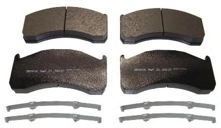 Комплект тормозных колодок, дисковый тормоз AIR FREN 21.29137