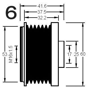 Механизм свободного хода генератора RPK T2073