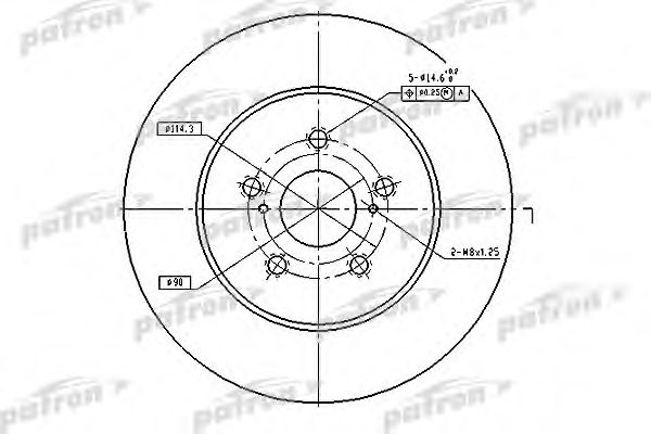 Тормозной диск PATRON PBD4493