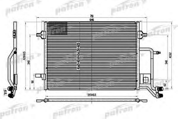 Конденсатор, кондиционер PATRON PRS1101