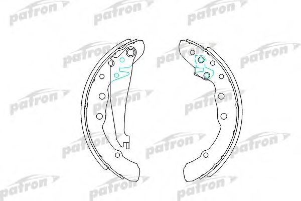 Комплект тормозных колодок PATRON PSP409