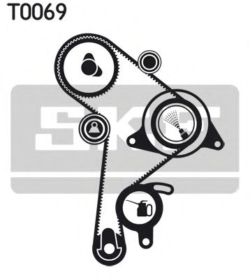 Комплект ремня ГРМ SKF VKMA 01011