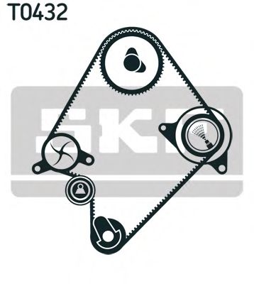 Комплект ремня ГРМ SKF VKMA 94009