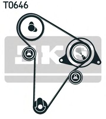 Комплект ремня ГРМ SKF VKMA 03301