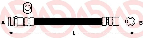 Тормозной шланг BREMBO T 28 023