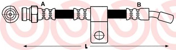 Тормозной шланг BREMBO T 30 018