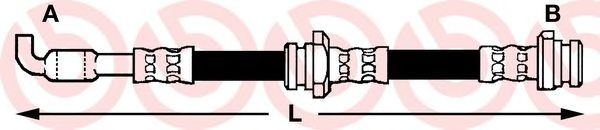 Тормозной шланг BREMBO T 49 018