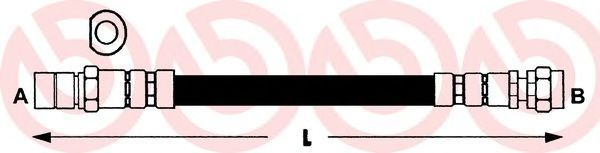 Тормозной шланг BREMBO T 59 012