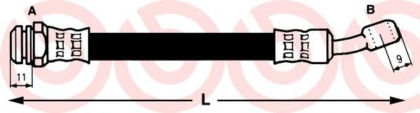 Тормозной шланг BREMBO T 59 024