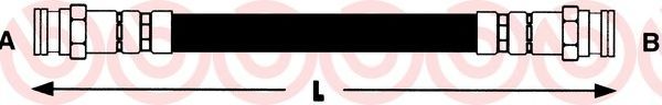 Тормозной шланг BREMBO T 68 059