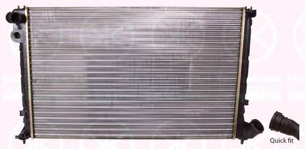 Радиатор, охлаждение двигателя KLOKKERHOLM 5536302105