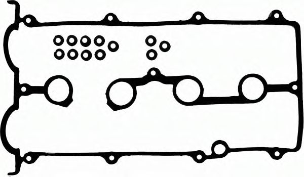 Комплект прокладок, крышка головки цилиндра GLASER V37990-00