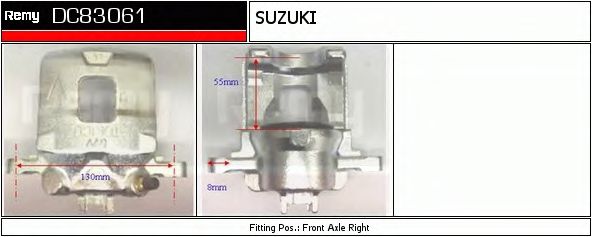 Тормозной суппорт DELCO REMY DC83061
