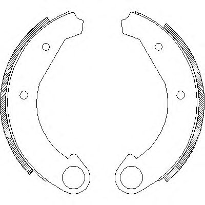 Комплект тормозных колодок ROADHOUSE 4005.00