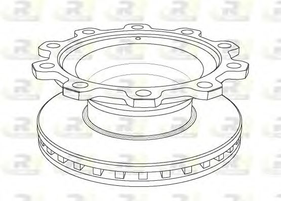 Тормозной диск ROADHOUSE 108320