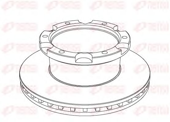 Тормозной диск REMSA NCA1036.20