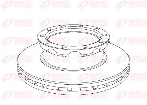 Тормозной диск REMSA NCA1062.20