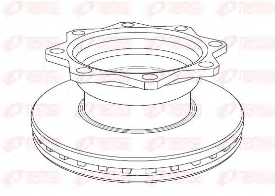 Тормозной диск REMSA NCA1080.20