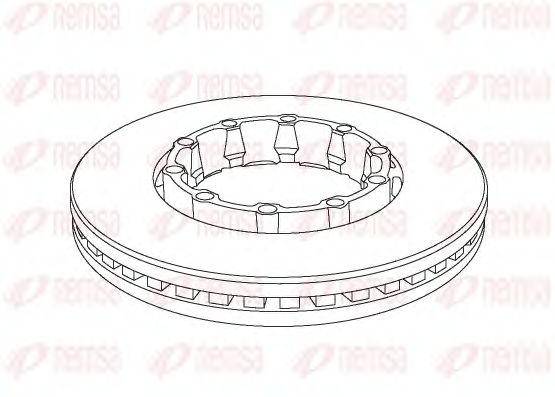 Тормозной диск REMSA NCA1152.20