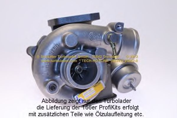 Компрессор, наддув SCHLÜTTER TURBOLADER 166-00030EOL