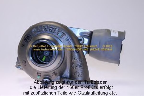 Компрессор, наддув SCHLÜTTER TURBOLADER 166-00067