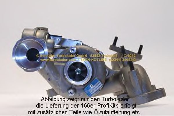 Компрессор, наддув SCHLÜTTER TURBOLADER 166-00290