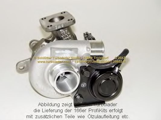 Компрессор, наддув SCHLÜTTER TURBOLADER 166-00805