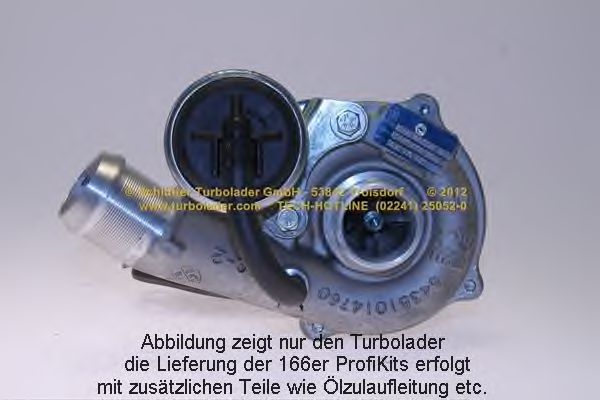 Компрессор, наддув SCHLÜTTER TURBOLADER 166-00855