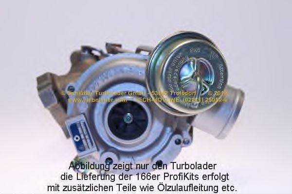 Компрессор, наддув SCHLÜTTER TURBOLADER 166-00900