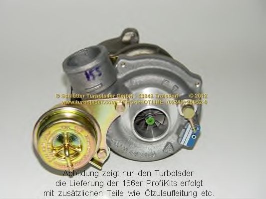 Компрессор, наддув SCHLÜTTER TURBOLADER 166-01130