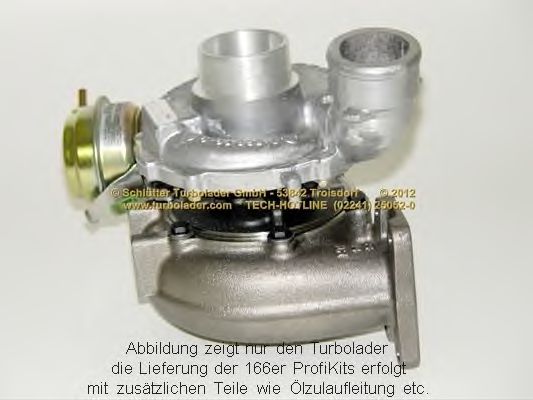 Компрессор, наддув SCHLÜTTER TURBOLADER 166-02060