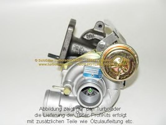 Компрессор, наддув SCHLÜTTER TURBOLADER 166-02220