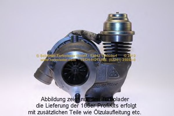 Компрессор, наддув SCHLÜTTER TURBOLADER 166-02260
