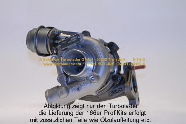 Компрессор, наддув SCHLÜTTER TURBOLADER 166-02290
