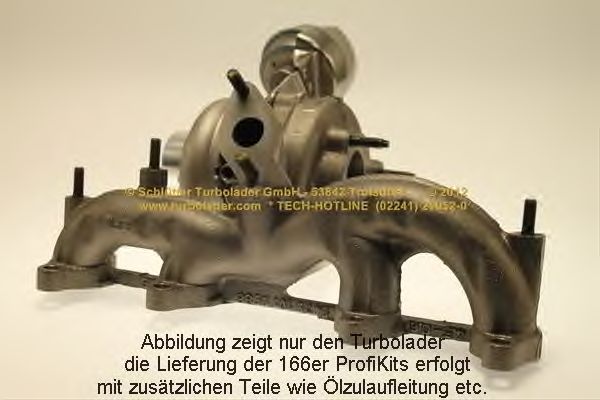 Компрессор, наддув SCHLÜTTER TURBOLADER 166-03070