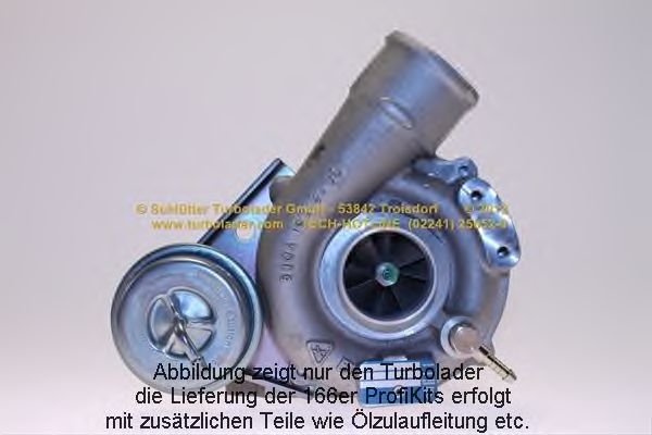 Компрессор, наддув SCHLÜTTER TURBOLADER 166-04080